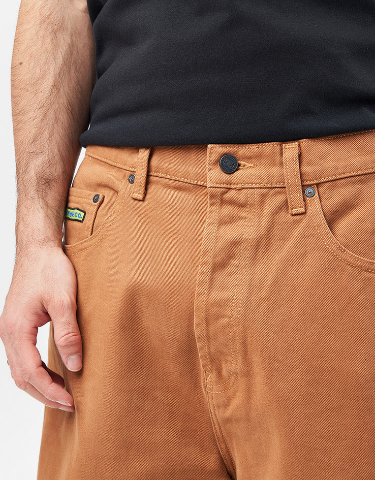 DC Worker Baggy Denim Shorts - Chipmunk Overdye