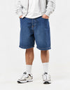 DC Worker Baggy Denim Shorts - Stone Indigo
