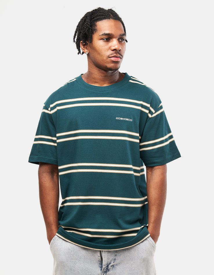 DC Portside Stripe T-Shirt - Deep Teal Portside Stripe