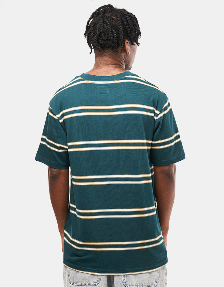 DC Portside Stripe T-Shirt - Deep Teal Portside Stripe