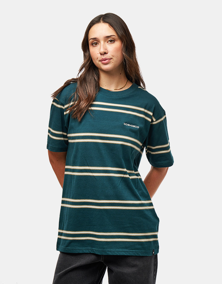 DC Portside Stripe T-Shirt - Deep Teal Portside Stripe