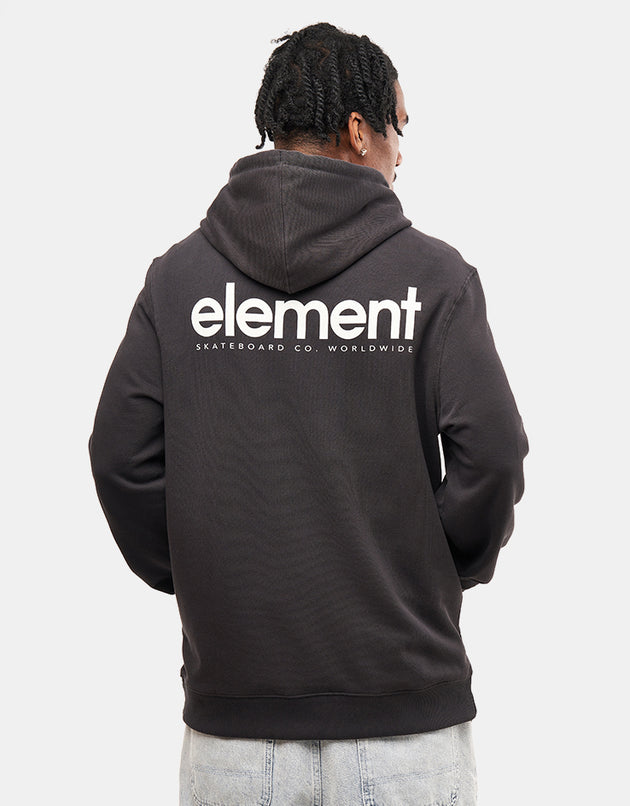 Element Simple Logo Pullover Hoodie - Off Black