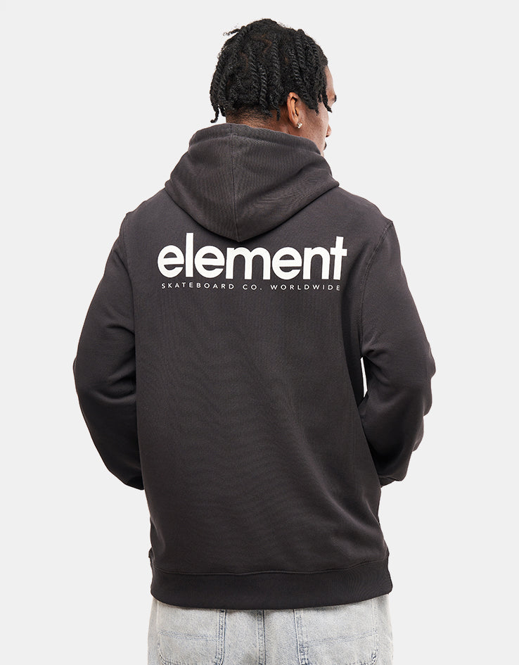 Element Simple Logo Pullover Hoodie - Off Black