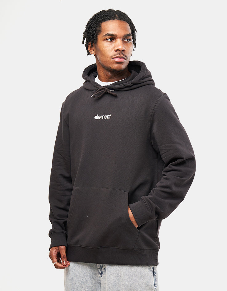 Element Simple Logo Pullover Hoodie - Off Black