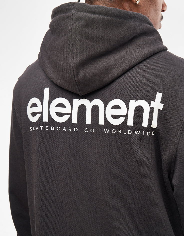 Element Simple Logo Pullover Hoodie - Off Black