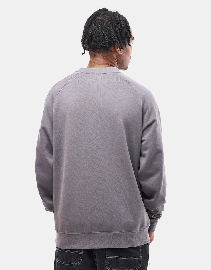 GX1000 OG Logo Crewneck - Charcoal