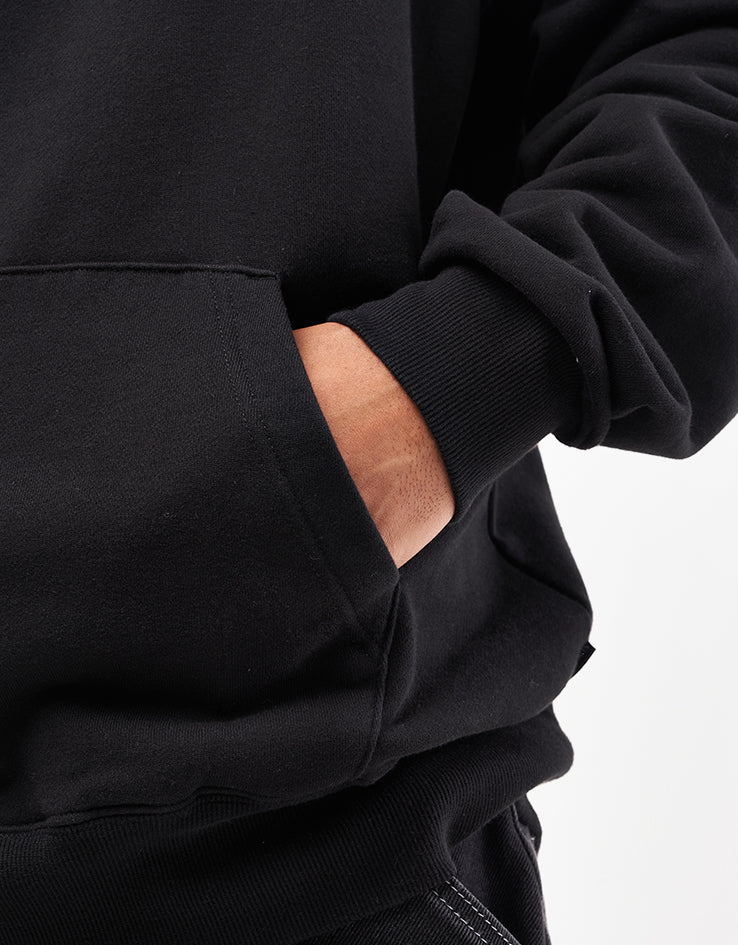 GX1000 Script Pullover Hoodie - Black