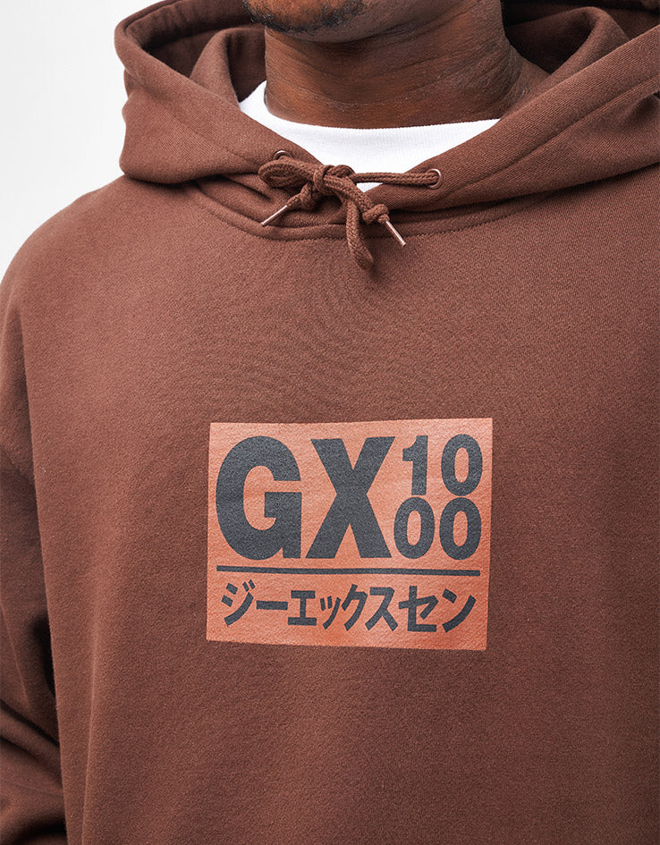 GX1000 Japan Pullover Hoodie - Brown