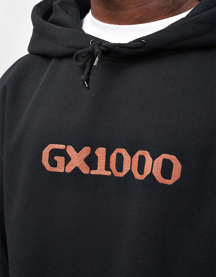 GX1000 OG Logo Pullover Hoodie - Black/Brown
