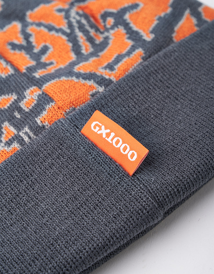 GX1000 Argon Beanie - Grey/Orange