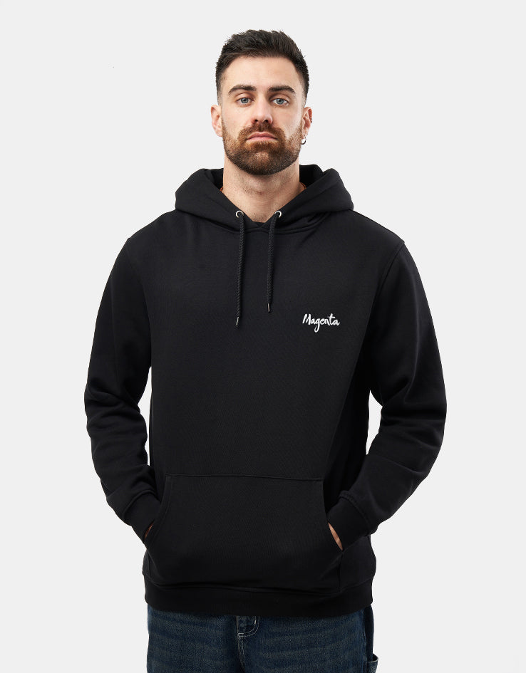 Magenta Femme Pullover Hoodie - Black