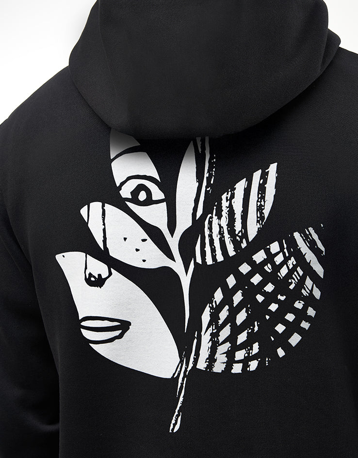 Magenta Femme Pullover Hoodie - Black