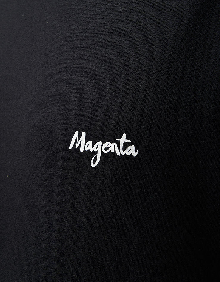 Magenta Femme Pullover Hoodie - Black