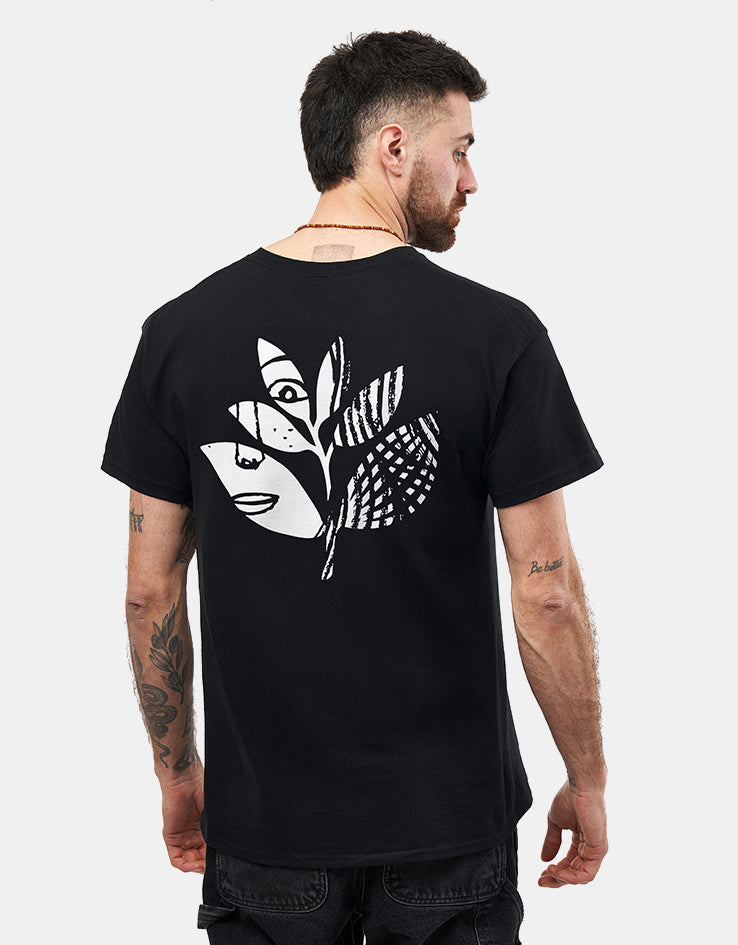 Magenta Femme T-Shirt - Black