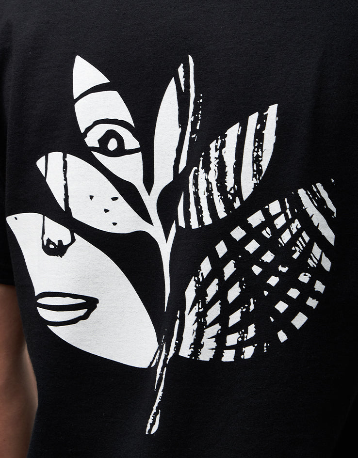 Magenta Femme T-Shirt - Black