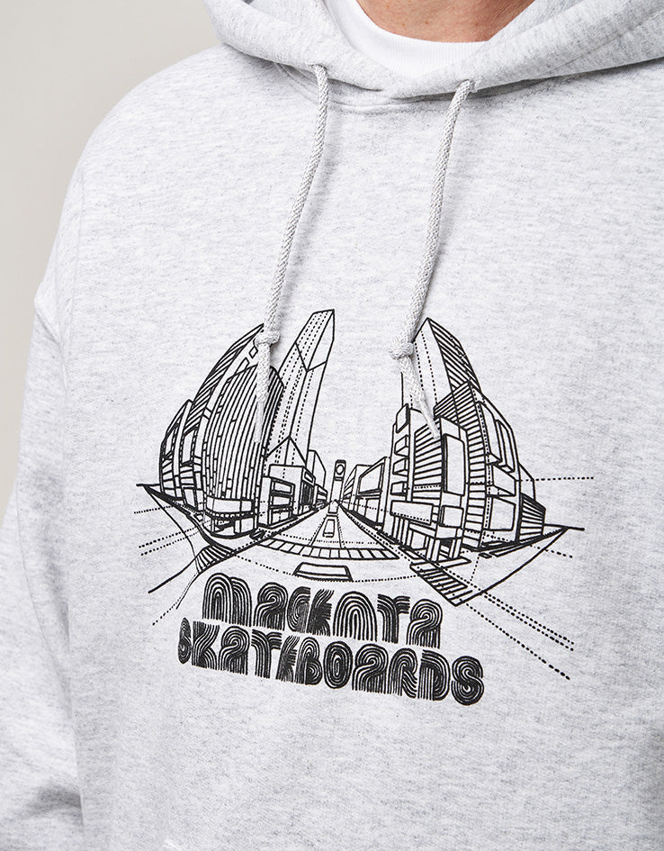 Magenta 3D Pullover Hoodie - Ash