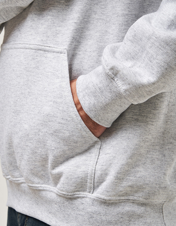 Magenta 3D Pullover Hoodie - Ash