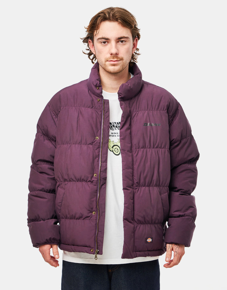 Dickies Scobey Puffer Jacket - Plum Perfect