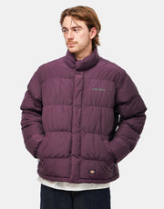Dickies Scobey Puffer Jacket - Plum Perfect