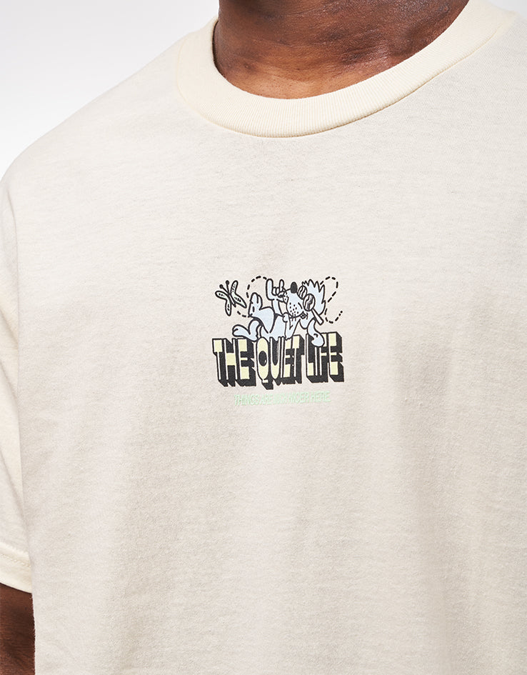 The Quiet Life As Slow As Possible T-Shirt - Cream
