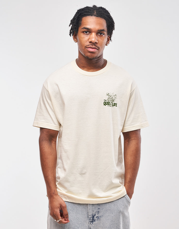 The Quiet Life Turtle Music T-Shirt - Cream