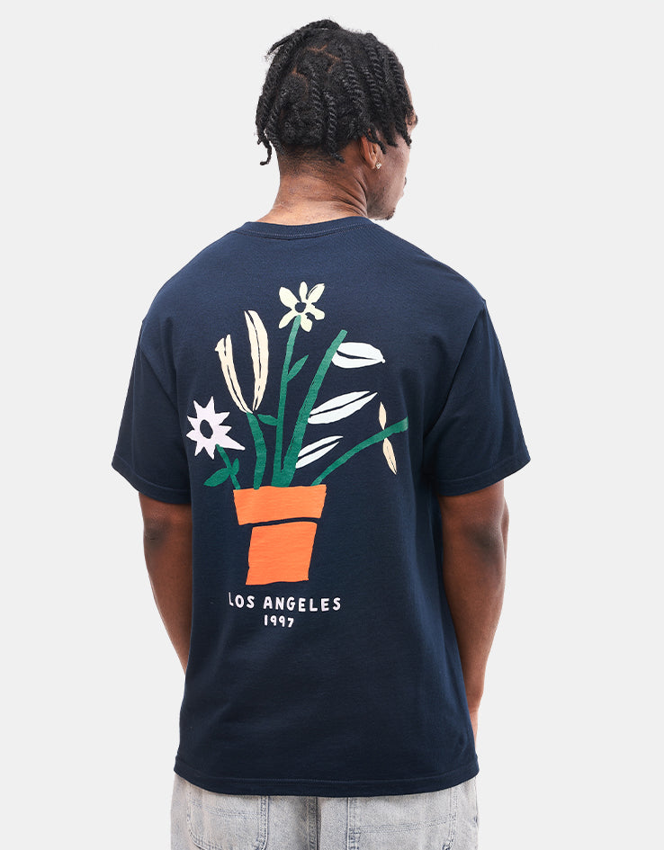 The Quiet Life Floral T-Shirt - Navy