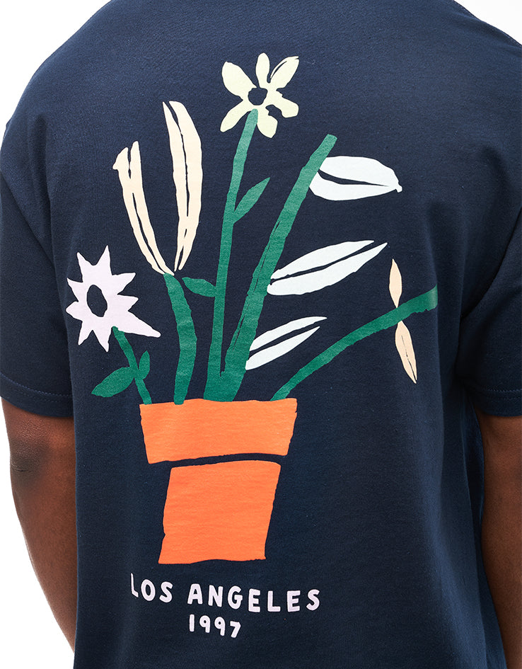 The Quiet Life Floral T-Shirt - Navy