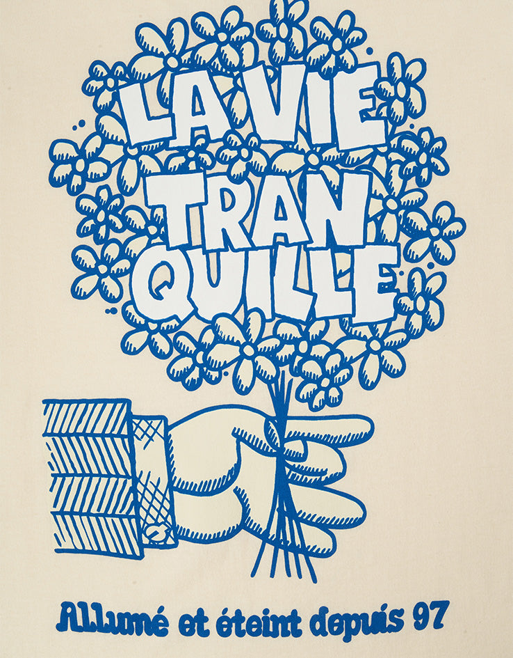 The Quiet Life La Vie Tranquille Bouquet T-Shirt - Cream