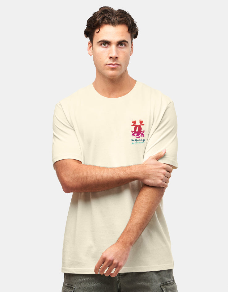 The Quiet Life Outdoor Division T-Shirt - Cream