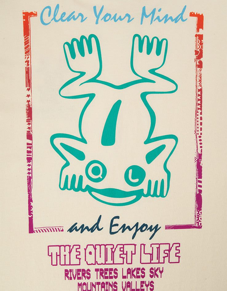 The Quiet Life Outdoor Division T-Shirt - Cream