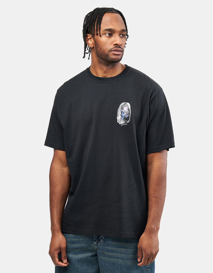 Gramicci Thumbprint T-Shirt - Vintage Black