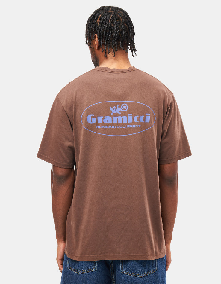 Gramicci Climbing Equipment T-Shirt - Brown Pigment