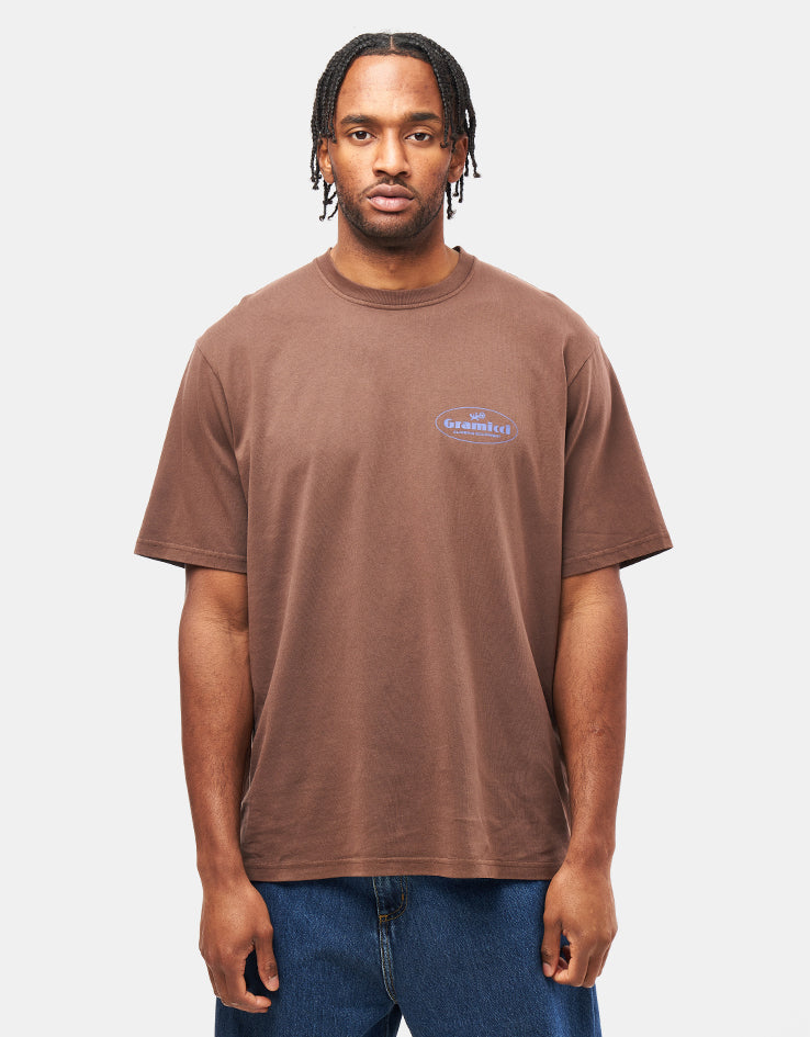 Gramicci Climbing Equipment T-Shirt - Brown Pigment