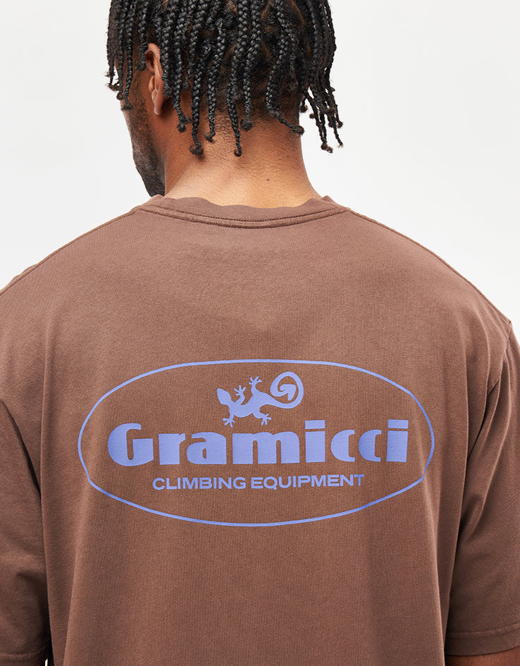 Gramicci Climbing Equipment T-Shirt - Brown Pigment