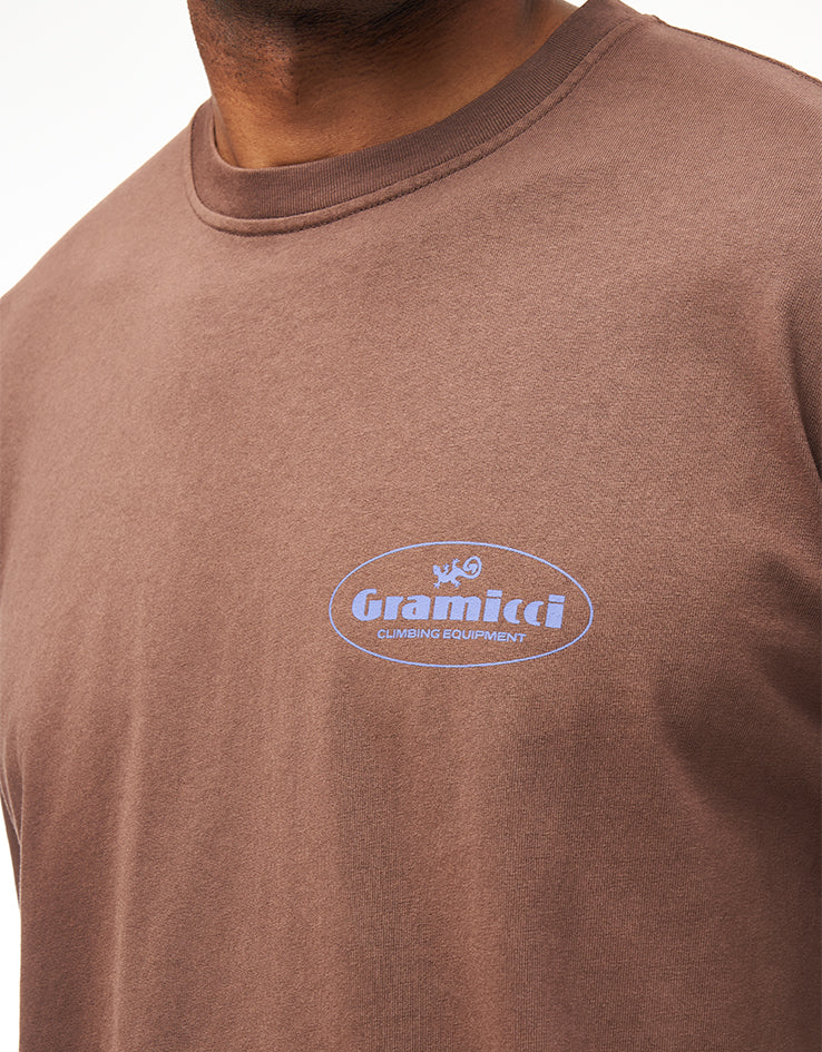 Gramicci Climbing Equipment T-Shirt - Brown Pigment