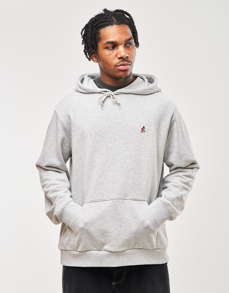 Gramicci One Point Pullover Hoodie - Heather Ash