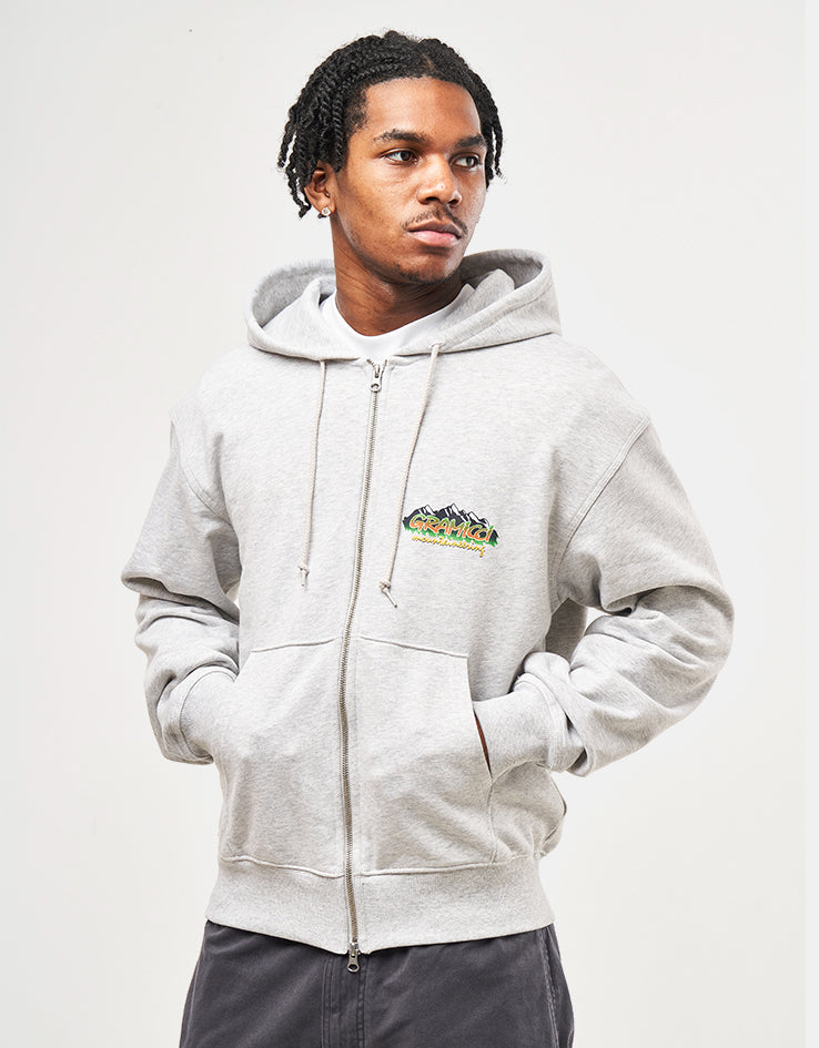 Gramicci Mountaineering Zip Hoodie - Heather Ash