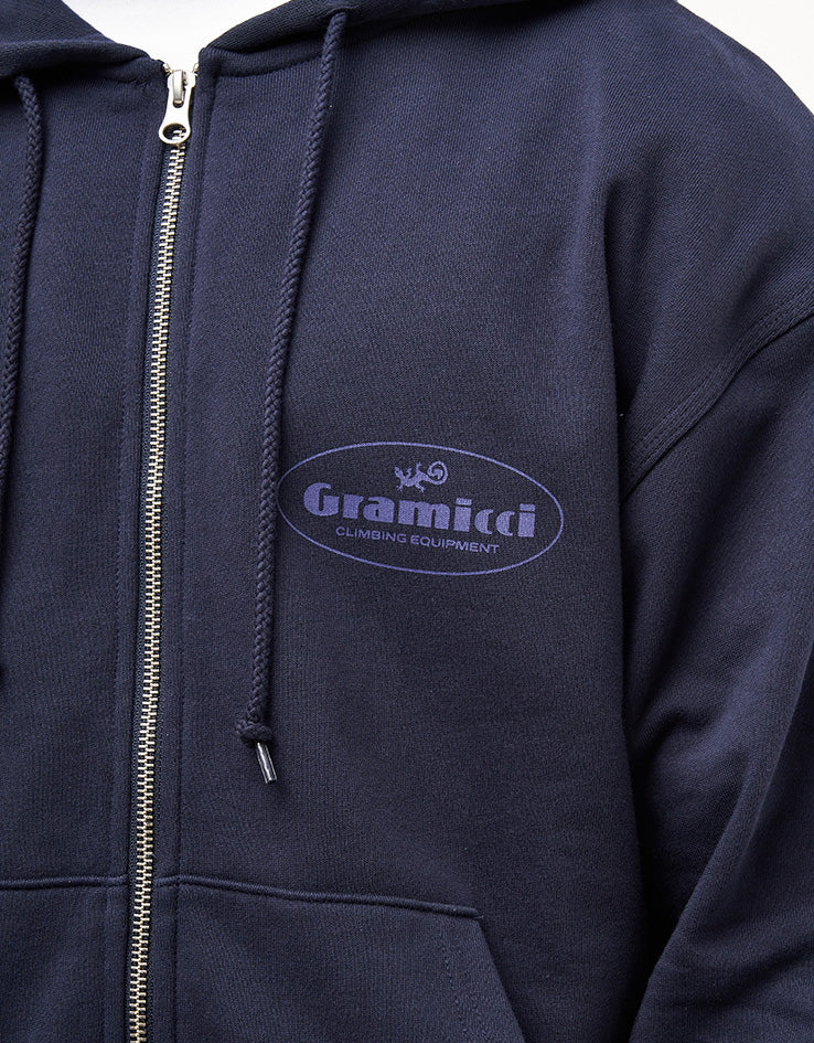 Gramicci Climbing Equipment Zip Hoodie - Navy