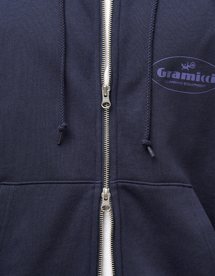 Gramicci Climbing Equipment Zip Hoodie - Navy