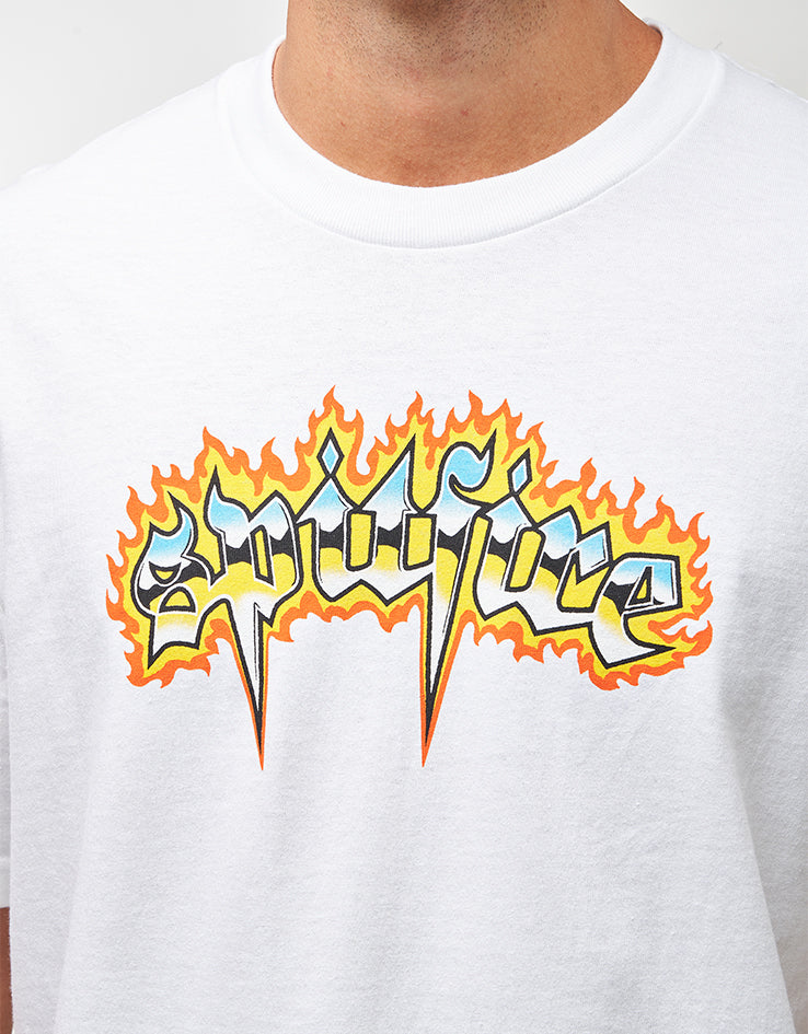 Spitfire Chrome Venom T-Shirt - White/Multi