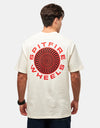 Spitfire Classic '87 Swirl Fill T-Shirt - Cream/Red/Black