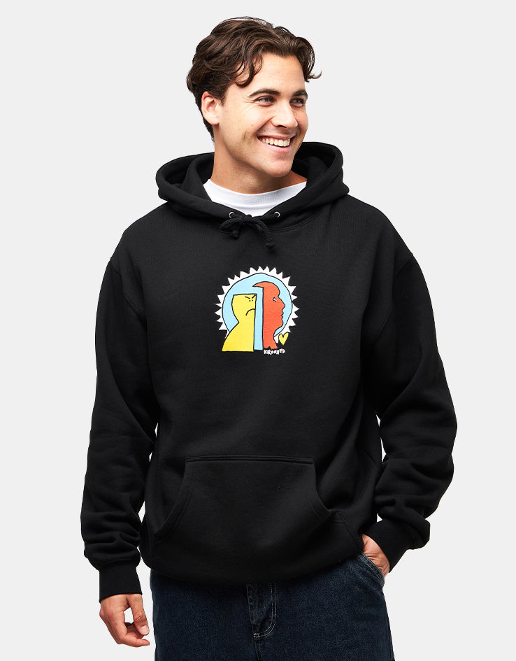 Krooked Mad Back Fill Pullover Hoodie - Black/Multi
