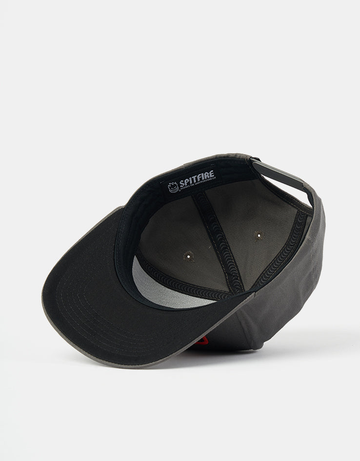 Spitfire Courier Patch Snapback Cap - Charcoal/Black