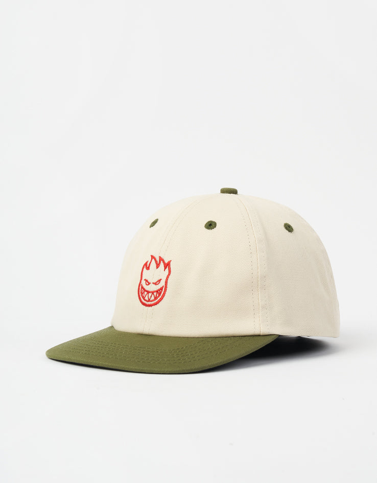 Spitfire Lil Bighead Strapback Cap - Natural/Olive/Red
