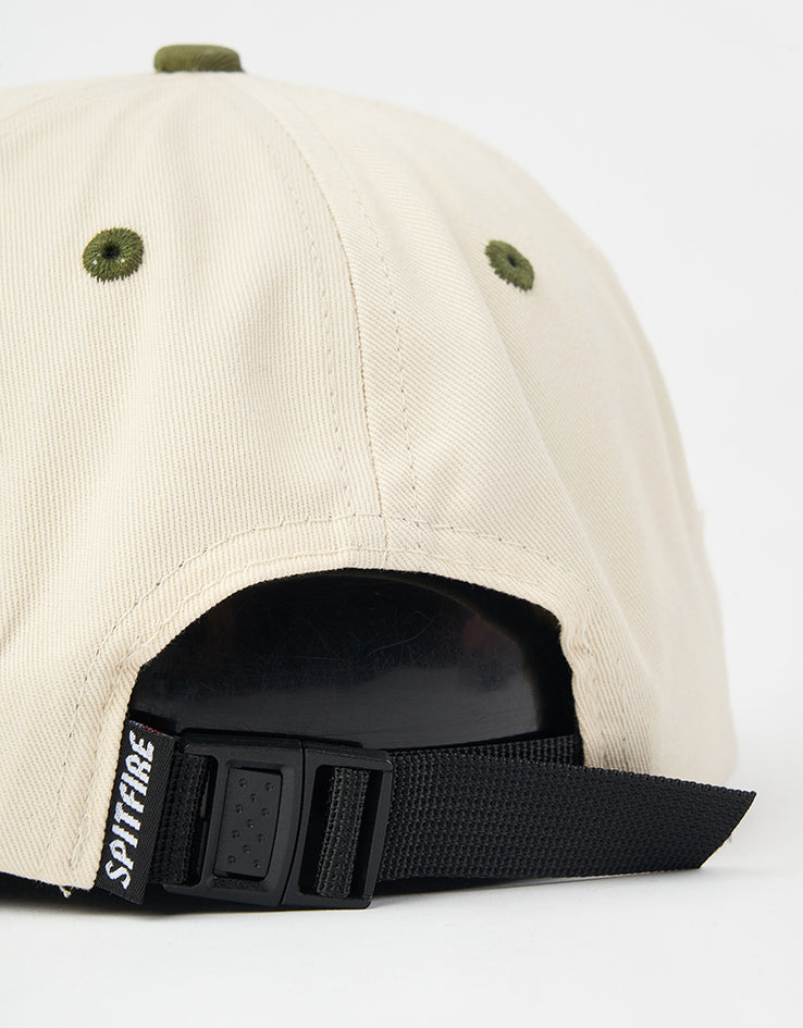Spitfire Lil Bighead Strapback Cap - Natural/Olive/Red