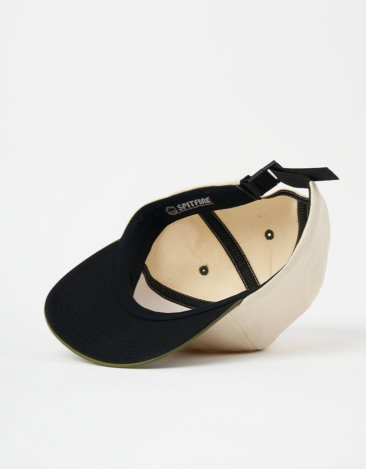 Spitfire Lil Bighead Strapback Cap - Natural/Olive/Red