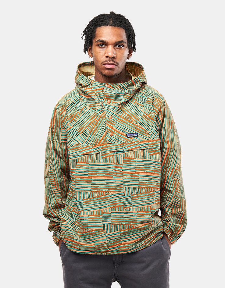 Patagonia Funhoggers Anorak - Quilty Fitz: Heartleaf Green