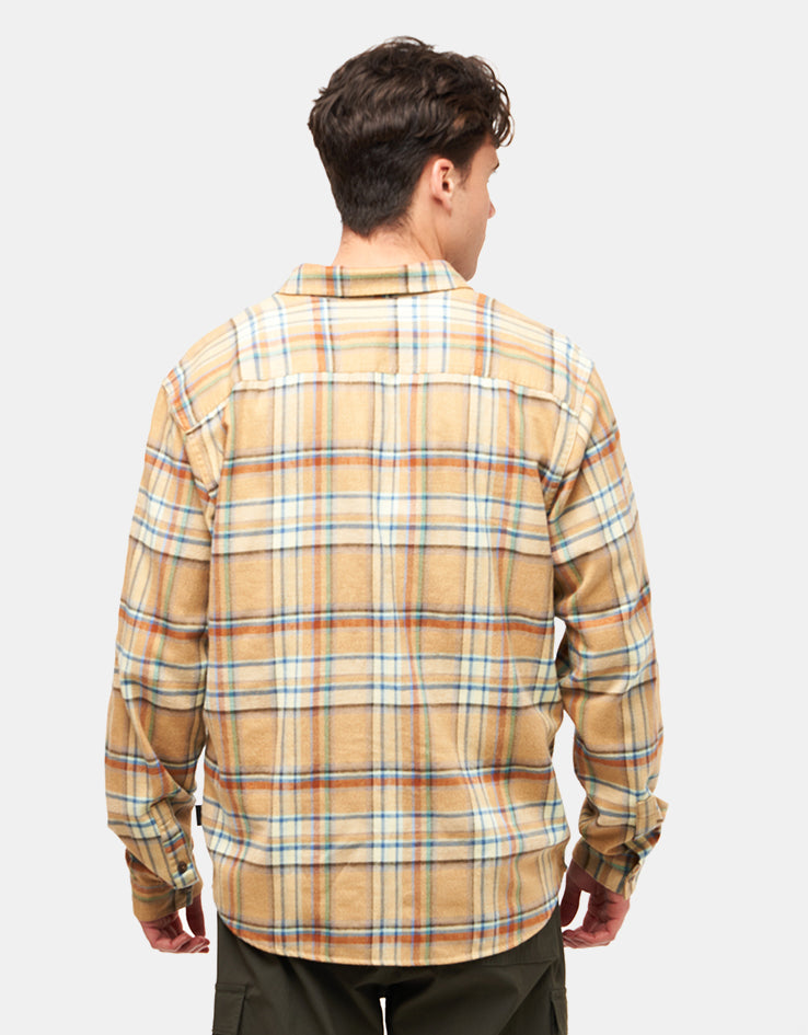 Patagonia Lightweight Fjord L/S Flannel Shirt - Daydream: Beeswax Tan