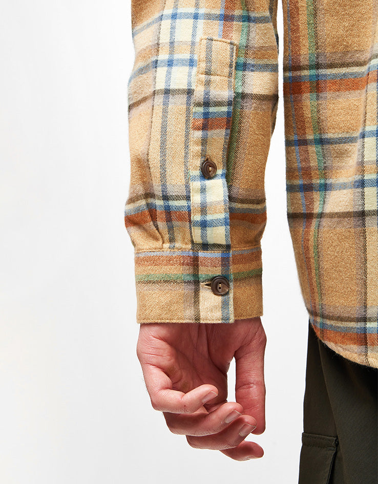 Patagonia Lightweight Fjord L/S Flannel Shirt - Daydream: Beeswax Tan