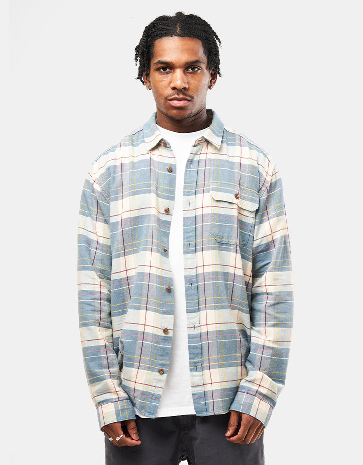 Patagonia Lightweight Fjord L/S Flannel Shirt - Raft: Still Blue